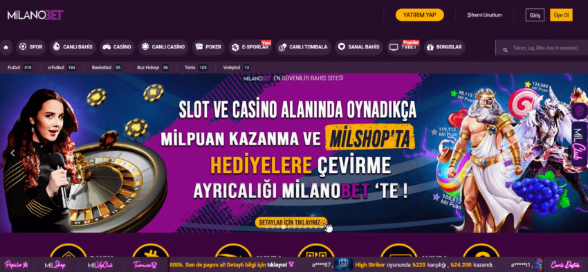 Milanobet722.com Giriş Adresi – Milanobet 722.com Güncel Giriş Adresi