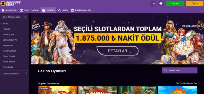 Discountcasino8012.com Üyelik – Discountcasino 8012 Giriş Adresi